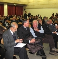 La project manager di FYD all&#039;evento con il prof. Calabrò